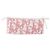 Pouch Christian Dior Trotter Canvas Pile Pink Auth 203042 Rosa - vista 3