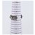 Hermès HERMES Bracciale Bangle Chaine d'Ancre Metallo Pelle Silver Black Auth 200739V Nero Argento - vista 14