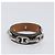 Hermès HERMES Bracciale Bangle Chaine d'Ancre Metallo Pelle Silver Black Auth 200739V Nero Argento - vista 4