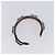 Hermès HERMES Bracciale Bangle Chaine d'Ancre Metallo Pelle Silver Black Auth 200739V Nero Argento - vista 6