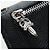 Chrome Hearts Wave Wallet Leder Schwarz Authentisch mr2894SM - Ansicht 13