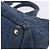 Borsa a mano PRADA Canapa MM Denim Blue Gold Tone Auth 201120 - vista 12