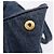 Borsa a mano PRADA Canapa MM Denim Blue Gold Tone Auth 201120 - vista 17