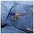 Borsa a mano PRADA Canapa MM Denim Blue Gold Tone Auth 201120 - vista 23