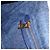 Borsa a mano PRADA Canapa MM Denim Blue Gold Tone Auth 201120 - vista 25