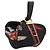 Pouch Salvatore Ferragamo Gancini Nylon Nero Tono Oro Auth 200166