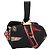 Pouch Salvatore Ferragamo Gancini Nylon Nero Tono Oro Auth 200166 - vista 2