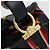 Pouch Salvatore Ferragamo Gancini Nylon Nero Tono Oro Auth 200166 - vista 6