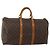 LOUIS VUITTON Monogram Keepall 50 Boston Bag M41426 LV Auth 200270 Monogramma