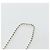 Collana Large Dog Tag Chrome Hearts metallo Silver Auth mr2897SAM Argento - vista 6