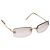 CHANEL CC randlose Strass-Sonnenbrille Metall Brown CC Auth am12569M Braun