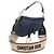 Borsa a tracolla Christian Dior Saddle in pelle 2way Navy Gold Auth 203000V D'oro Blu navy