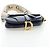 Borsa a tracolla Christian Dior Saddle in pelle 2way Navy Gold Auth 203000V D'oro Blu navy - vista 17