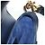 Borsa a tracolla Christian Dior Saddle in pelle 2way Navy Gold Auth 203000V D'oro Blu navy - vista 27