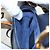 Borsa a tracolla Christian Dior Saddle in pelle 2way Navy Gold Auth 203000V D'oro Blu navy - vista 28
