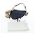 Borsa a tracolla Christian Dior Saddle in pelle 2way Navy Gold Auth 203000V D'oro Blu navy - vista 31