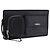 Borsa a pochette VERSACE in pelle nera e argento Auth 200703V Nero