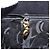 Borsa a tracolla Salvatore Ferragamo Gancini in pelle nera e oro Auth 201321 Nero - vista 24