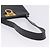 Borsa a tracolla Salvatore Ferragamo Gancini in pelle nera e oro Auth 201321 Nero - vista 8