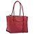 Saco Tote Miu Miu em couro 2 vias vermelho tom dourado Auth ka6072A