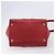 Saco Tote Miu Miu em couro 2 vias vermelho tom dourado Auth ka6072A - vista 12