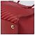 Saco Tote Miu Miu em couro 2 vias vermelho tom dourado Auth ka6072A - vista 13