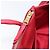 Saco Tote Miu Miu em couro 2 vias vermelho tom dourado Auth ka6072A - vista 25