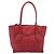 Saco Tote Miu Miu em couro 2 vias vermelho tom dourado Auth ka6072A - vista 3