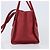Saco Tote Miu Miu em couro 2 vias vermelho tom dourado Auth ka6072A - vista 4