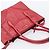 Saco Tote Miu Miu em couro 2 vias vermelho tom dourado Auth ka6072A - vista 6