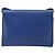 Céline Bolsa de Ombro Circle CELINE em Couro Azul e Ouro Auth 202918A Dourado - vista 3