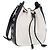 Autre Marque Borsa a tracolla SAINT LAURENT PVC Canvas Navy White Auth 197773 Bianco Blu navy