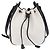 Autre Marque Borsa a tracolla SAINT LAURENT PVC Canvas Navy White Auth 197773 Bianco Blu navy - vista 2