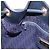 Autre Marque Borsa a tracolla SAINT LAURENT PVC Canvas Navy White Auth 197773 Bianco Blu navy - vista 21