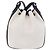 Autre Marque Borsa a tracolla SAINT LAURENT PVC Canvas Navy White Auth 197773 Bianco Blu navy - vista 3