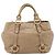Borsa a mano Miu Miu Vitellolux 2way Beige Gold Auth 202892V D'oro - vista 2