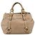 Borsa a mano Miu Miu Vitellolux 2way Beige Gold Auth 202892V D'oro - vista 3