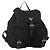 Zaino PRADA Nylon Black Silver Auth 197878 Nero Argento