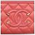 CHANEL Matelasse Lange Geldbörse aus Kaviarleder Orange Goldfarbenes CC Auth 203090 - Ansicht 13