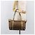 Borsa a mano GUCCI GG Canvas Beige Oro 141470 Auth mr2913 D'oro - vista 25