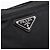 Sac à épaule PRADA Nylon Noir Argent Auth 203489A Argenté - vue 14