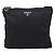 Sac à épaule PRADA Nylon Noir Argent Auth 203489A Argenté - vue 2