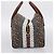 Borsa a mano BURBERRY Monogram Cube PVC Brown Gold Auth 202676 Marrone D'oro - vista 4