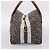Borsa a mano BURBERRY Monogram Cube PVC Brown Gold Auth 202676 Marrone D'oro - vista 5