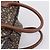 Borsa a mano BURBERRY Monogram Cube PVC Brown Gold Auth 202676 Marrone D'oro - vista 7