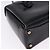 Bolsa de mão GUCCI em couro Outlet Preta Dourada 000 1448 0539 Auth 202950V Preto Dourado - vista 12