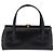 Bolsa de mão GUCCI em couro Outlet Preta Dourada 000 1448 0539 Auth 202950V Preto Dourado - vista 2