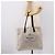 Sac Tote PRADA en toile gris Auth 200676 Marron - vue 21