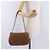 Autre Marque Borsa a tracolla SAINT LAURENT Jamie in pelle marrone e oro Auth 200430M D'oro - vista 25