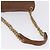 Autre Marque Borsa a tracolla SAINT LAURENT Jamie in pelle marrone e oro Auth 200430M D'oro - vista 7